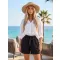 Damen-Shorts ALTISPORT HOLLICE SCHWARZ