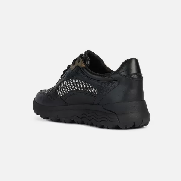  Damen-Sneaker GEOX SPHERICA G011635 SCHWARZ 