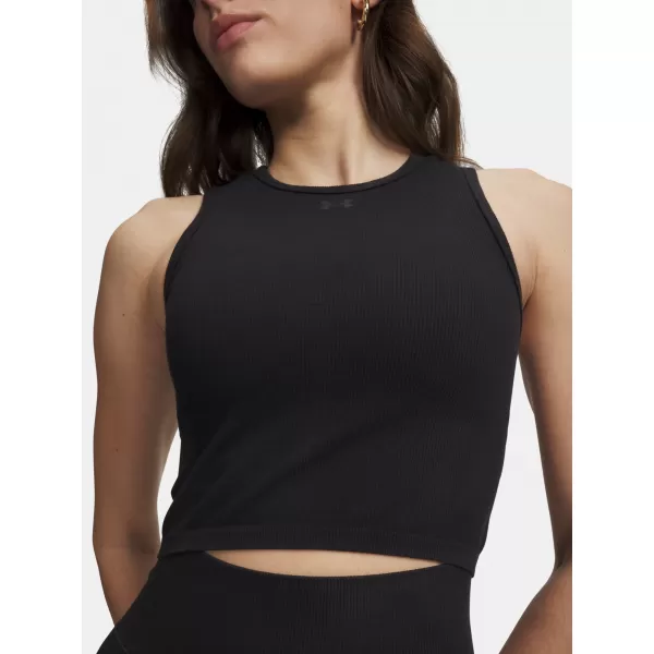  Damen-Tanktop UNDER ARMOUR SEAMLESS COTTON HAND TANK 6011132-008 SCHWARZ 