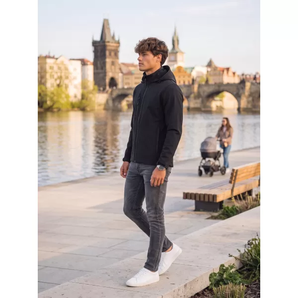  Herren-Softshelljacke ALTISPORT NoPrint NP/ALM845 EBENHOLZGRAU 