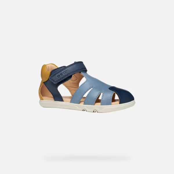  Sandalen für Jungen GEOX SANDAL STEPPIEUP B656PC000CLC0916 BLAU 