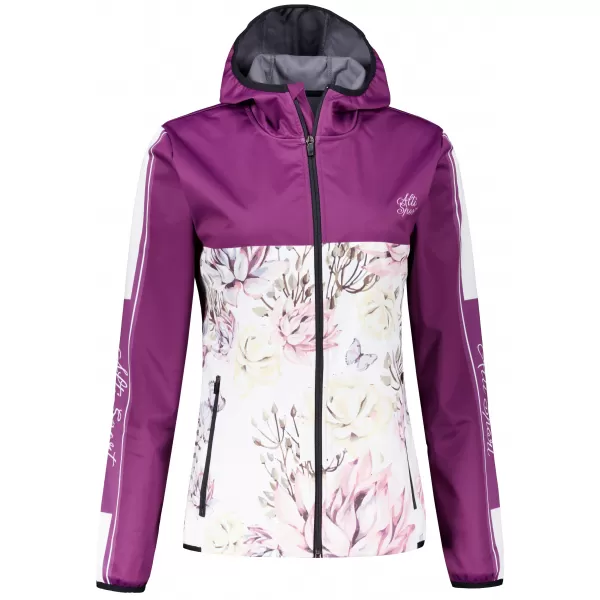  Premium-Softshelljacke für Damen ALTISPORT VOJ/ALW008JACK01 BURGUND 