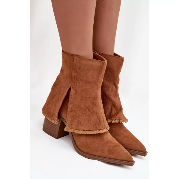  Damenschuhe mit Absatz BOTO IDALIA 40012 KAMEL 