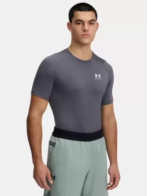Herren-T-Shirt UNDER ARMOUR HG ARMOUR COMP SS 1361518-025 GRAU