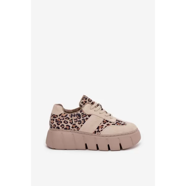  Damen-Sneaker VINCEZA LEOPARDO BEIGE 