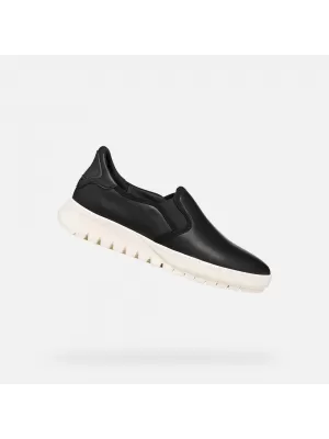 Damen-Sneaker GEOX FLEXTRIDE PLUS G012973 SCHWARZ