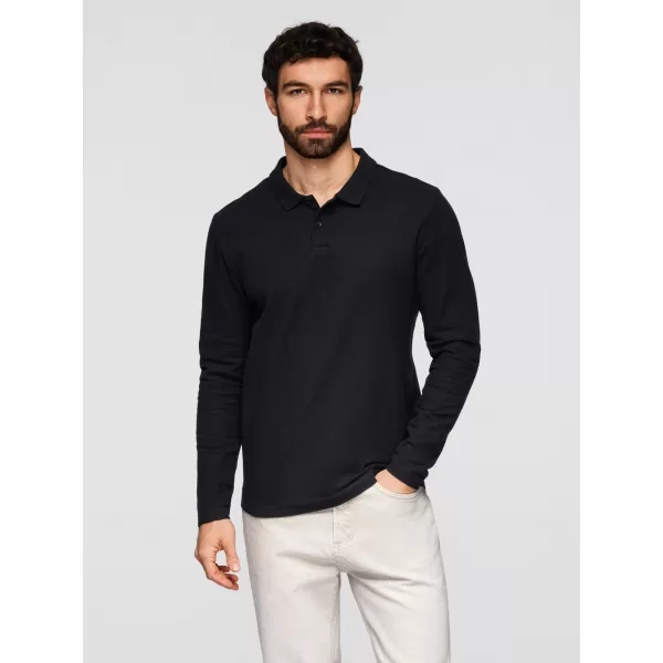  Herren-T-Shirt OMBRE OM-POBL-0162 SCHWARZ 