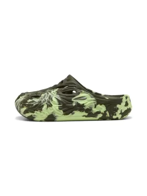 Hausschuhe PUMA MB.04 SLIDE 397665_14 DUNKLES OLIV/PRICKELNDES LICHT