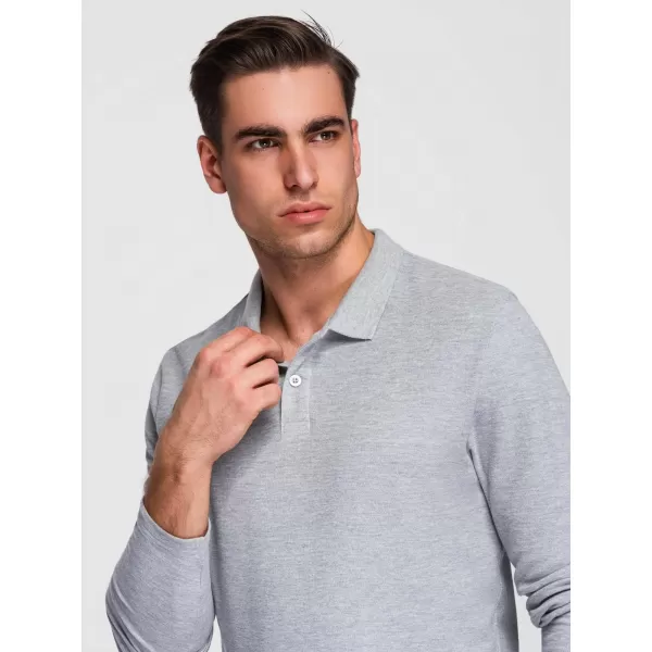  Herren-T-Shirt OMBRE OM-POBL-0162 GRAUE MELANGE 