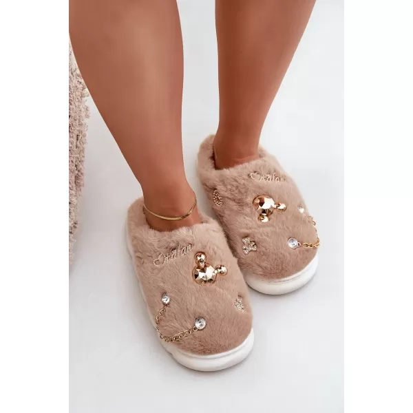  Damenhausschuhe BOTO IVELFEDI 35012 KHAKI 