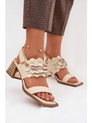 Damensandalen D&A CR61-3062 BEIGE