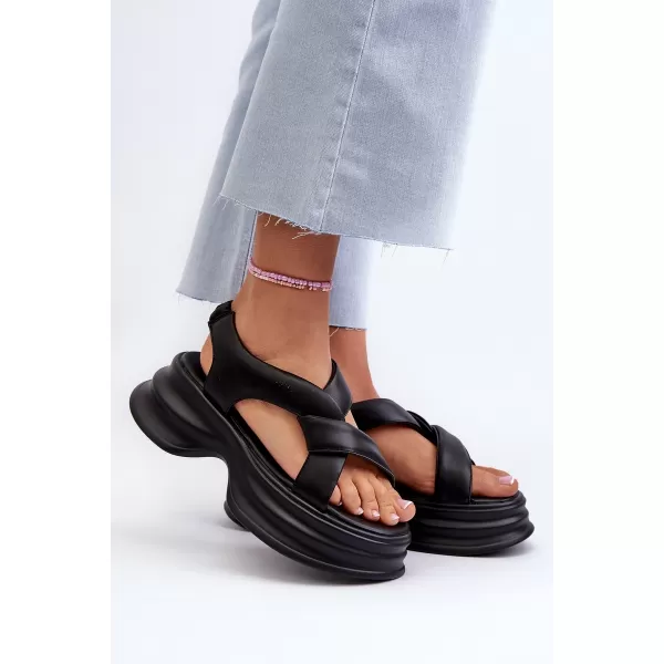  Damensandalen ZAZOO 2743 SCHWARZ 