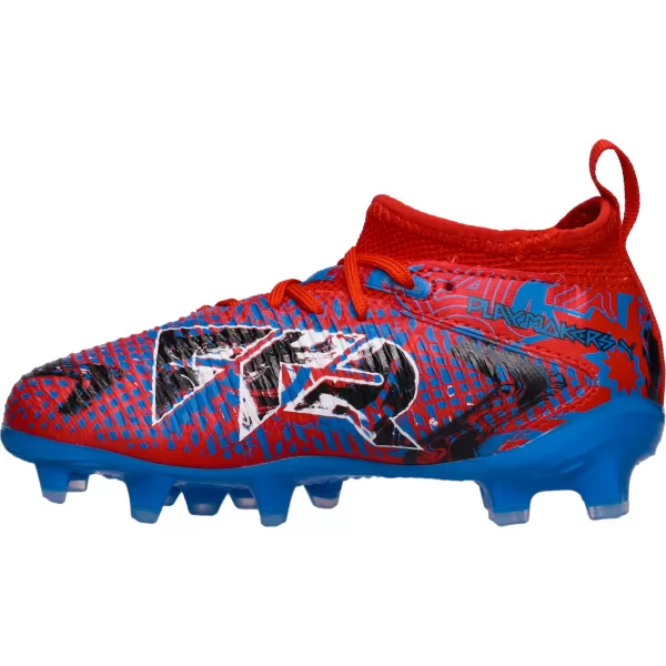  Kinderschuhe PUMA FUTURE 8 MATCH PLAY FG/AG JR 108750-01 ROTE/SCHWARZE/BLAUE/ROSA PIXEL 