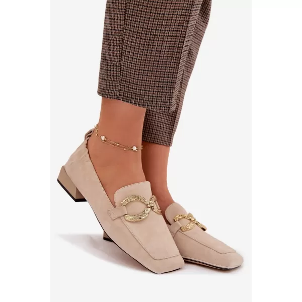  Damenmokassins D&A CR61-3115 BEIGE 
