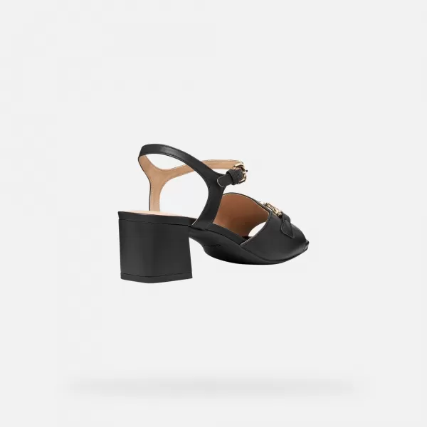  Damensandalen GEOX NEW ERAKLIA 50 G013134 SCHWARZ 