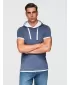 Herren-T-Shirt OMBRE OM-TSCT-0256 DUNKELBLAUE MELANGE