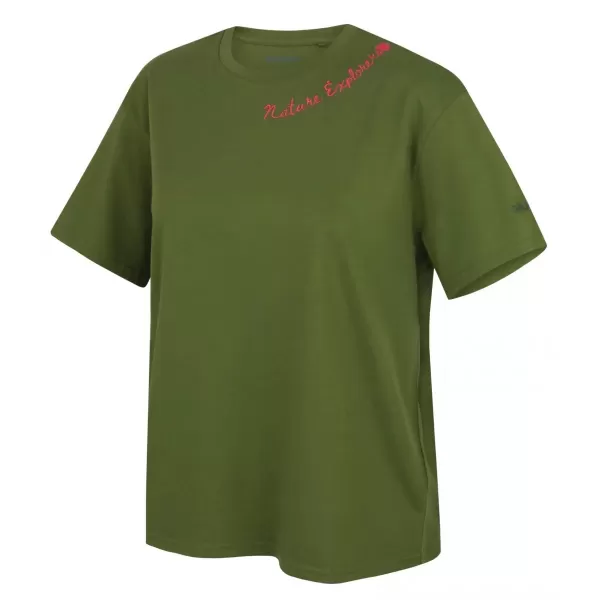 Damen-T-Shirt HUSKY TEE NATURE L GRÜN 