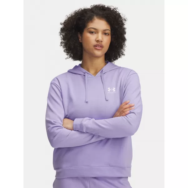  Damen-Sweatshirt UNDER ARMOUR UA RIVAL TERRY HOODIE 6005511-538 LILA 