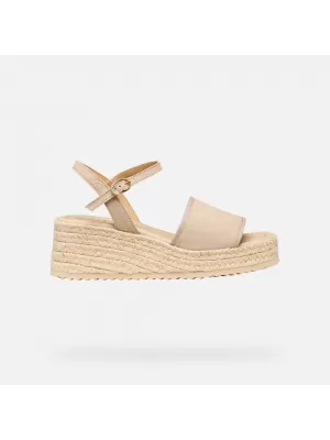 Damensandalen GEOX ALEMERIA G012887 BEIGE