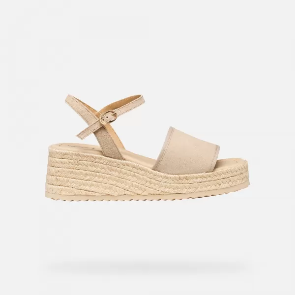  Damensandalen GEOX ALEMERIA G012887 BEIGE 