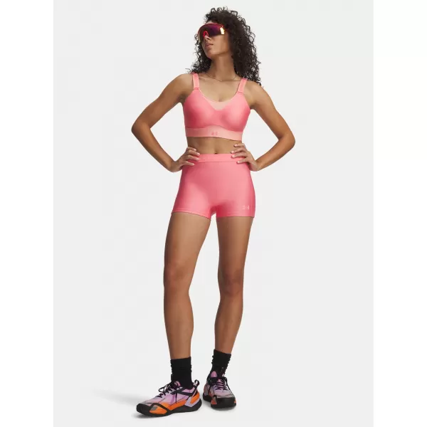  Damen-Shorts UNDER ARMOUR HEATGEAR SHORTY 6010725-600 ROSA 