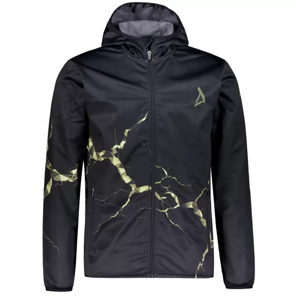  Premium-Softshelljacke für Herren ALTISPORT VOJ/ALM129JACK01 SCHWARZ/MILITÄRISCH 