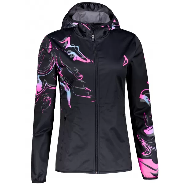  Premium-Softshelljacke für Damen ALTISPORT VOJ/ALW064JACK01 SCHWARZ ROSA 