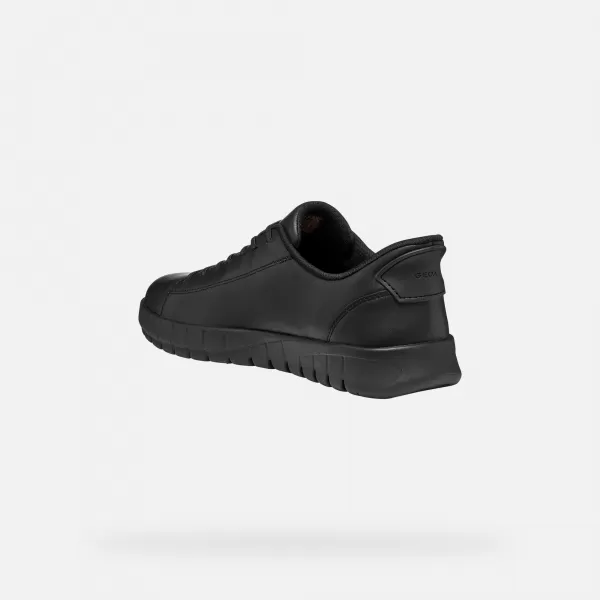  Herren-Sneaker GEOX FLEXTRIDE PLUS G014652 SCHWARZ 