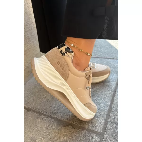  Damen-Sneaker BIG STAR RR274A345 BEIGE Big Star Shoes 