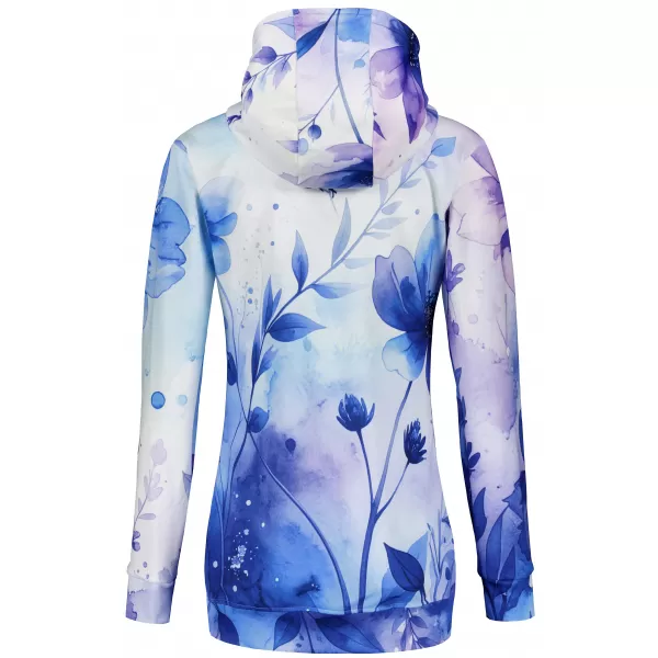  Hochwertiges Damen-Sweatshirt mit Reißverschluss ALTISPORT VOJ/ALW127MI02 BLAU/LILA 