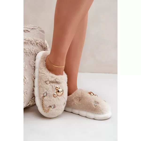  Damenhausschuhe BOTO IVELFEDI 35010 BEIGE 