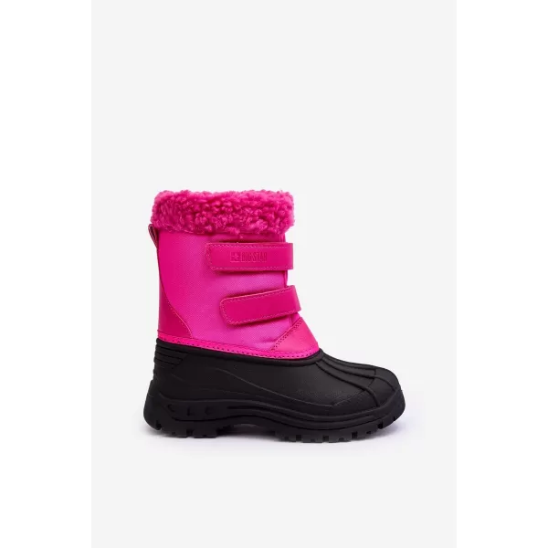  Kinder-Winterschuhe BIG STAR MM374112 FUCHSIA/SCHWARZ Big Star Shoes 