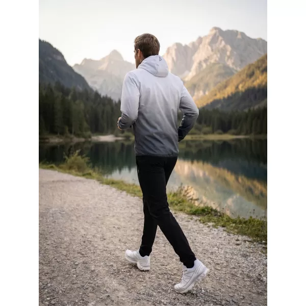  Premium-Softshelljacke für Herren ALTISPORT VOJ/ALM126JACK01 SCHWARZ UND WEIß 
