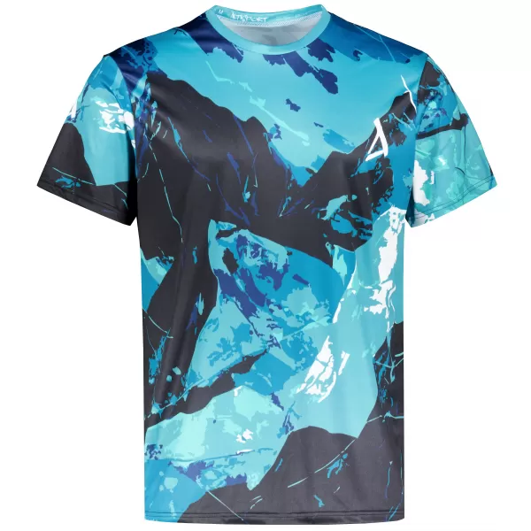  Premium-T-Shirt für Herren ALTISPORT VOJ/ALM131TR01 KEROSIN/SCHWARZ 