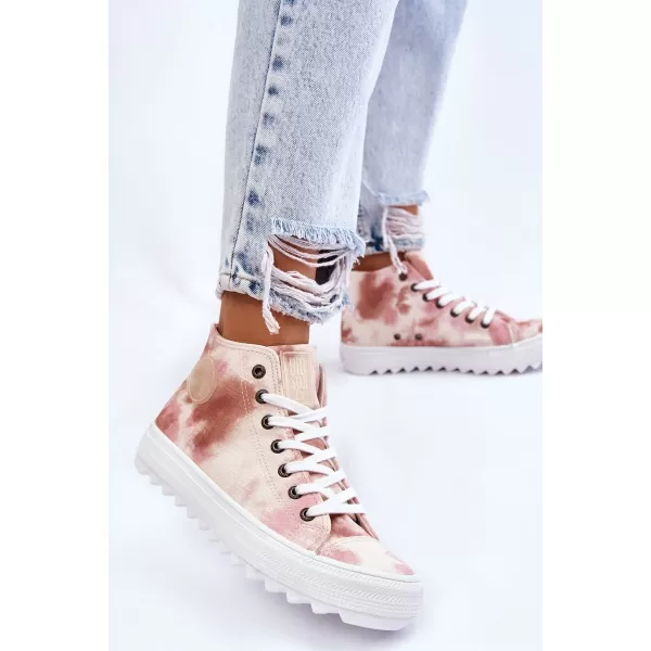  Damen-Sneaker BIG STAR LL274048 BEIGE/NUDE Big Star Shoes 