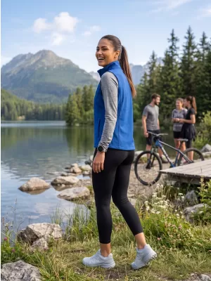 Softshellweste für Damen ALTISPORT NoPrint NP/ALW965 KÖNIGSBLAU