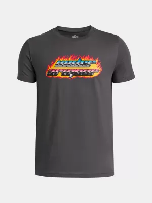 T-Shirt für Jungen UNDER ARMOUR UA FLAME WM SS 6005059-025 GRAU