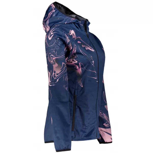  Premium-Softshelljacke für Damen ALTISPORT VOJ/ALW064JACK01 BLAU ROSA 