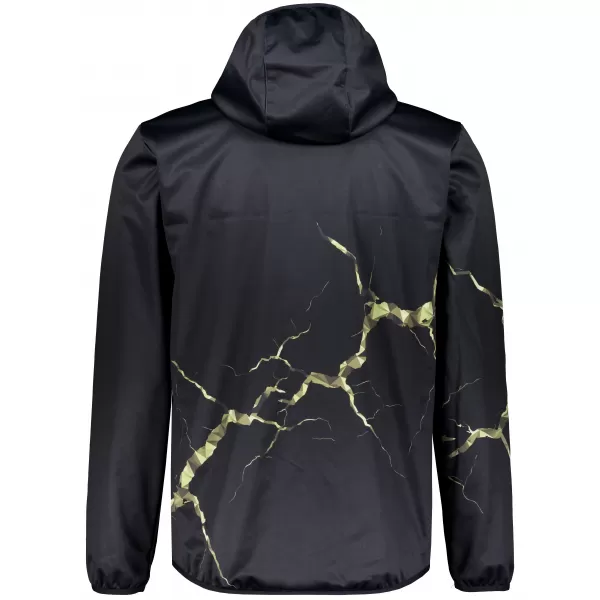  Premium-Softshelljacke für Herren ALTISPORT VOJ/ALM129JACK01 SCHWARZ/MILITÄRISCH 