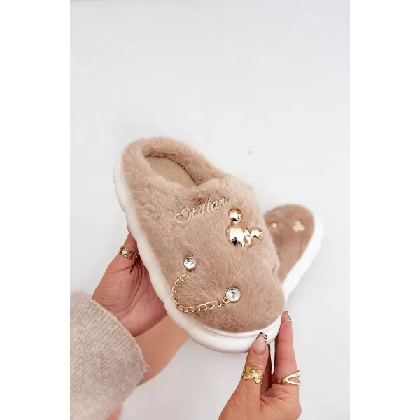  Damenhausschuhe BOTO IVELFEDI 35012 KHAKI 