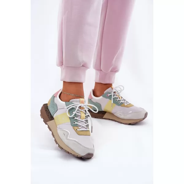  Damenschuhe BIG STAR RR274244 GELB/GRAU Big Star Shoes 