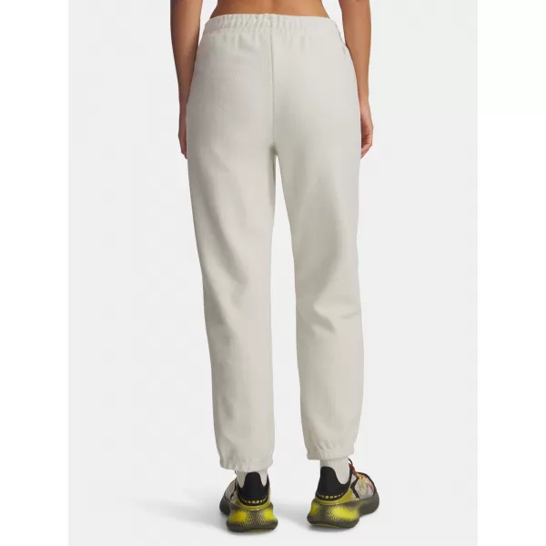  Damen-Jogginghose UNDER ARMOUR ICON TERRY VARSITY JOGGER 6004858-110 WEIß 