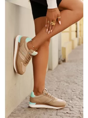Damen-Sneaker BIG STAR RR274A048 BEIGE Big Star Shoes