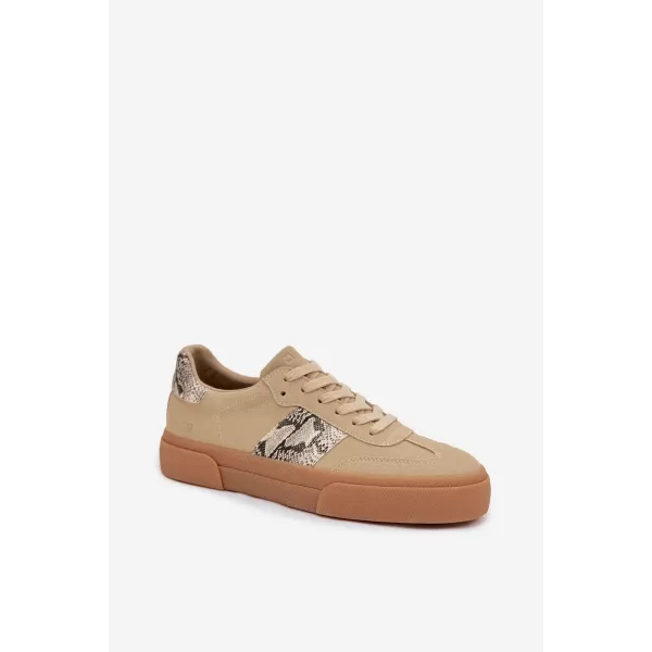  Damen-Sneaker BIG STAR TT274298 BEIGE Big Star Shoes 