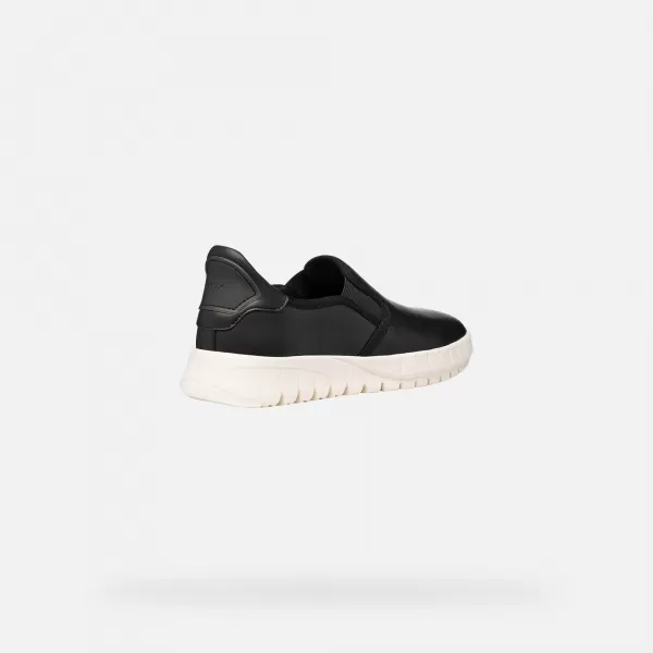  Damen-Sneaker GEOX FLEXTRIDE PLUS G012973 SCHWARZ 
