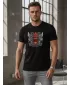 Herren-T-Shirt DSTREET NX058R SCHWARZ