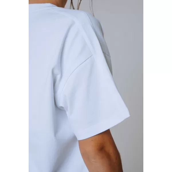  T-Shirt mit entspannter Passform POWER 894 WHITE Nebbia 