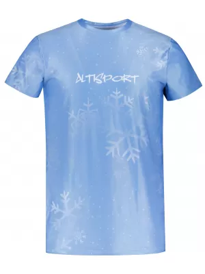 Herren-Weihnachtsshirt Premium ALTISPORT VOJ/ALMVN7TR06 HELLBLAU