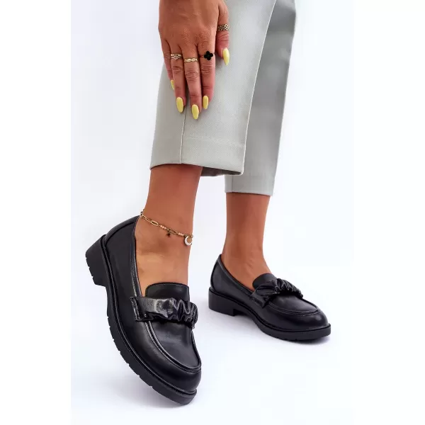  Damenmokassins S.BARSKI HY335 SCHWARZ 