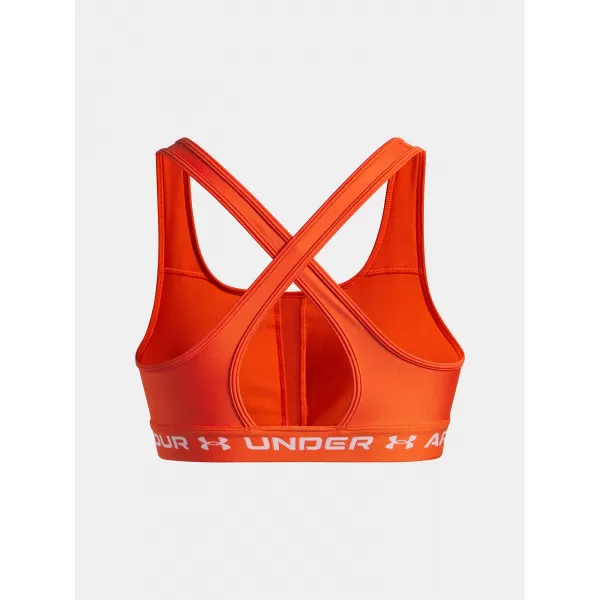  Damen-BH UNDER ARMOUR CROSSBACK MID BRA 1361034-844 ORANGE 